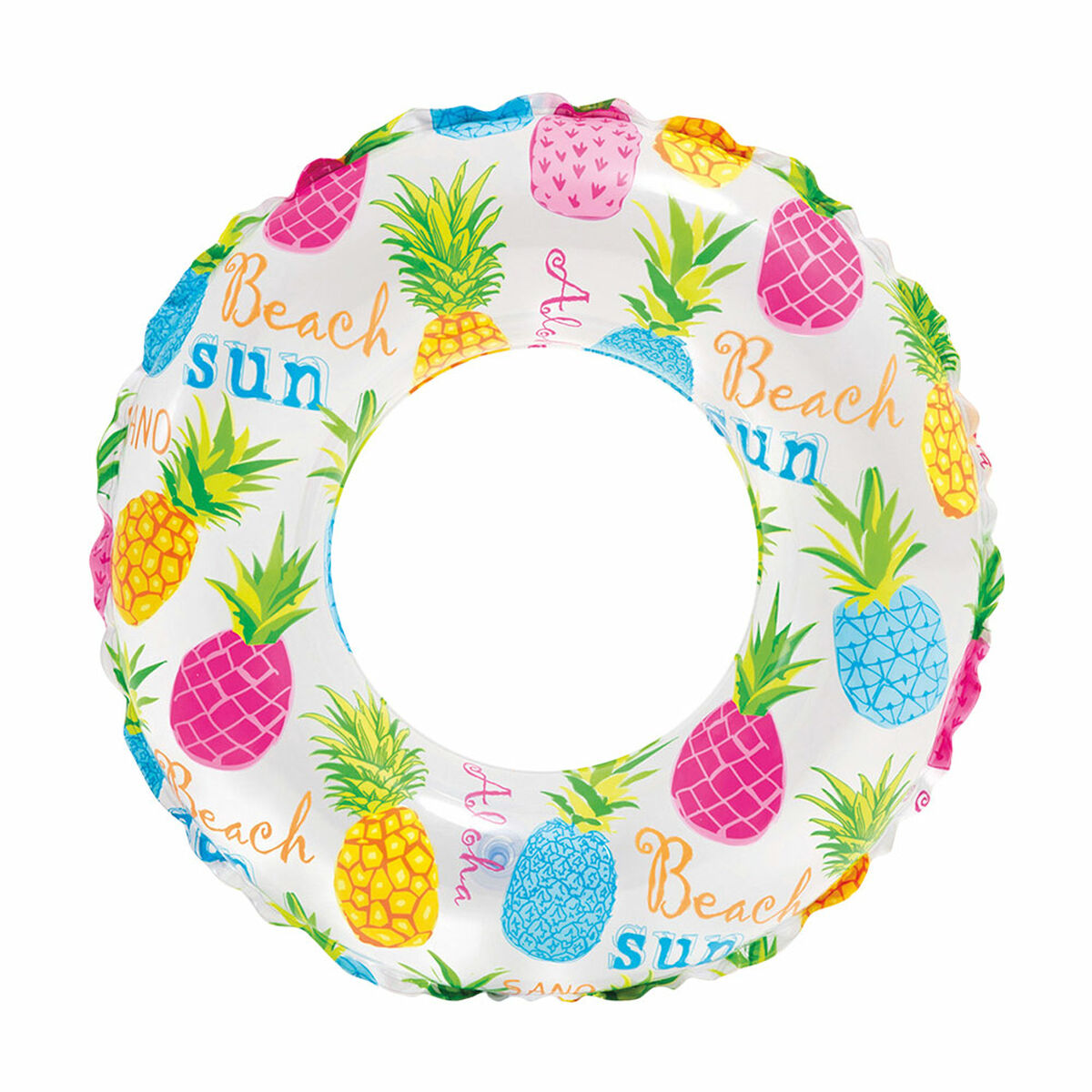 Oppustelig flydende donut Intex Ø 51 cm (36 Enheder)